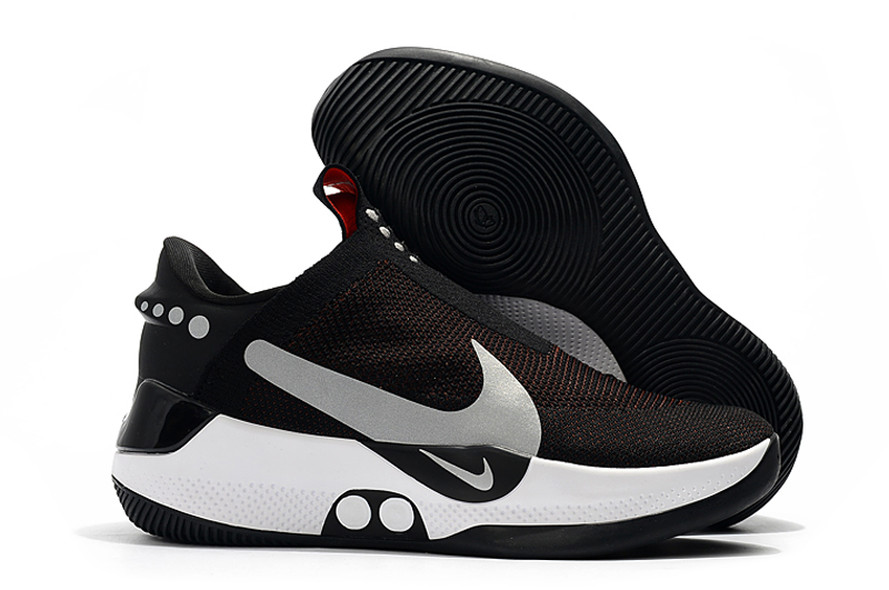 Nike Adapt BB Black Wine Red Silver Basketball Shoes